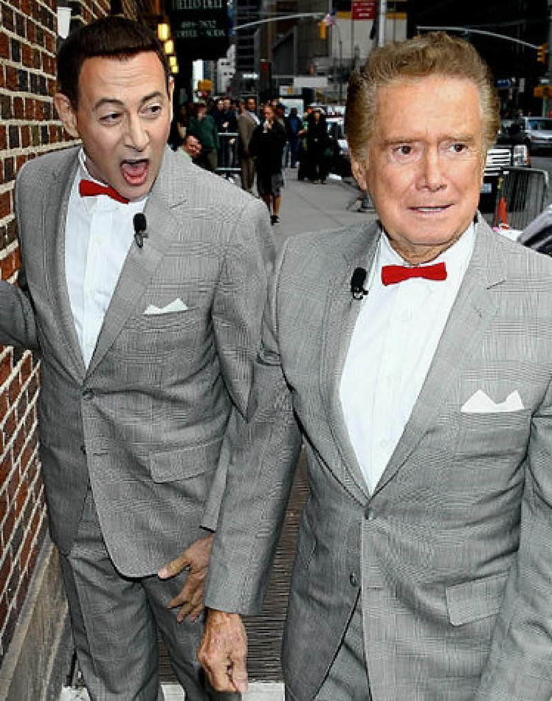Illustration for article titled Let us take time to remember the great Pee Wee Herman & Regis Philbin crossover event of 2010